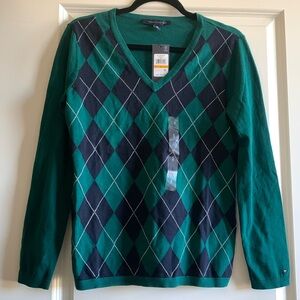 NWT Tommy Hilfiger Plaid Sweater